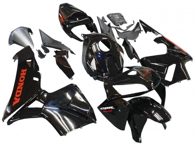 2005-2006 Honda CBR600RR Motorcycle Fairings - Glossy Black UK Manufacturers