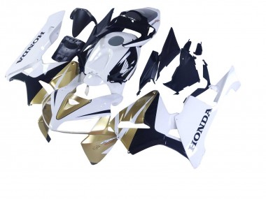 2005-2006 Honda CBR600RR Motorcycle Fairings - Gold White Black UK Manufacturers