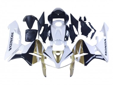2005-2006 Honda CBR600RR Motorcycle Fairings - Gold White Black UK Manufacturers