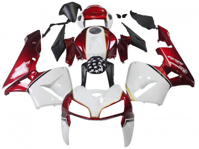 2005-2006 Honda CBR600RR Motorcycle Fairing Kits - Red White Black UK Manufacturers