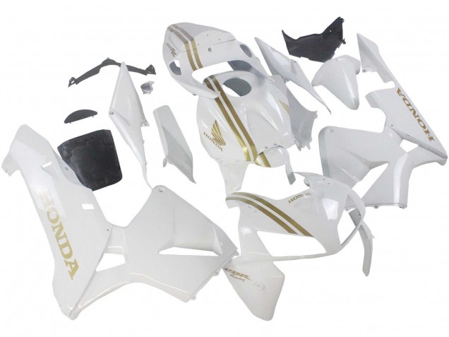 2005-2006 Honda CBR600RR Motorcycle Fairings - White Gold UK Manufacturers