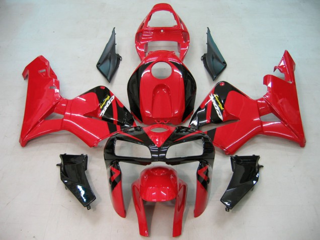 2005-2006 Honda CBR600RR Motorcycle Fairing - Red Black UK Manufacturers