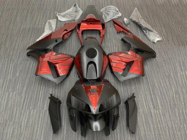2005-2006 Honda CBR600RR Motorcycle Fairings - Black Red UK Manufacturers