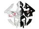 2005-2006 Honda CBR600RR Motorcycle Fairings - Black White with Cherry Blossom UK Manufacturers