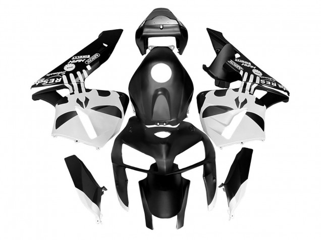 2005-2006 Honda CBR600RR Bike Fairings - Black White UK Manufacturers