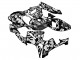 2005-2006 Honda CBR600RR Motorcycle Fairings - Black White Grey Camouflage UK Manufacturers