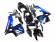 2005-2006 Honda CBR600RR Motorcycle Fairing - Glossy Black Blue Flame UK Manufacturers