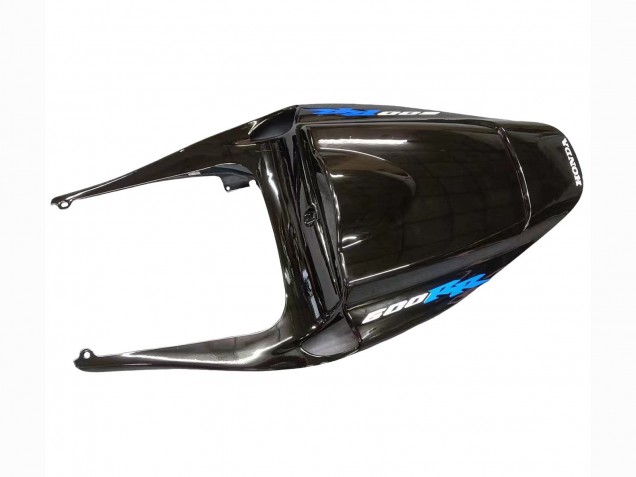 2005-2006 Honda CBR600RR Motorcycle Fairing - Glossy Black Blue Flame UK Manufacturers