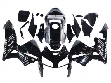 2005-2006 Honda CBR600RR Motorcycle Fairings - Black Silver SevenStars UK Manufacturers