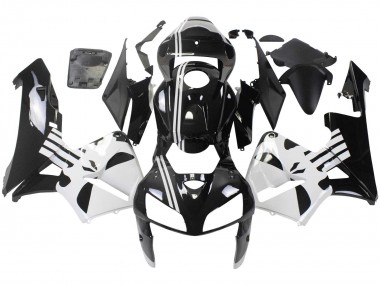 2005-2006 Honda CBR600RR Motorcycle Fairing - Black White UK Manufacturers