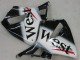 2005-2006 Honda CBR600RR Motorcycle Fairings - Glossy Black White West UK Manufacturers