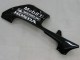 2005-2006 Honda CBR600RR Motorcycle Fairings - Glossy Black White West UK Manufacturers