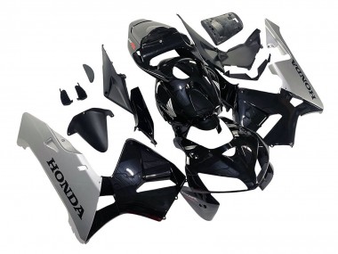 2005-2006 Honda CBR600RR Motorcycle Fairing - Black Silver UK Manufacturers