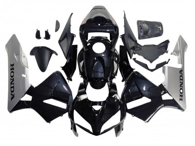 2005-2006 Honda CBR600RR Motorcycle Fairing - Black Silver UK Manufacturers