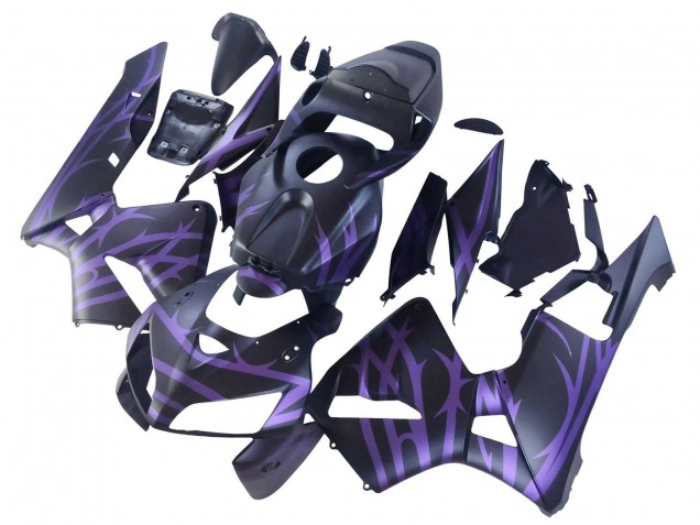 2005-2006 Honda CBR600RR Motorcycle Fairings - Matte Black Purple UK Manufacturers