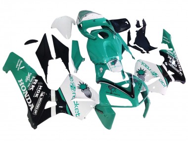2005-2006 Honda CBR600RR Motorcycle Fairings - Light Green White Glossy Black Joe Rocket UK Manufacturers