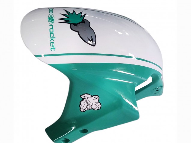 2005-2006 Honda CBR600RR Motorcycle Fairings - Light Green White Glossy Black Joe Rocket UK Manufacturers
