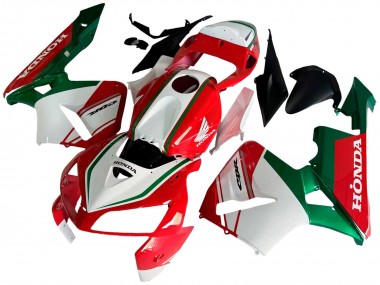 2005-2006 Honda CBR600RR Motorcycle Fairings - Red White Green UK Manufacturers