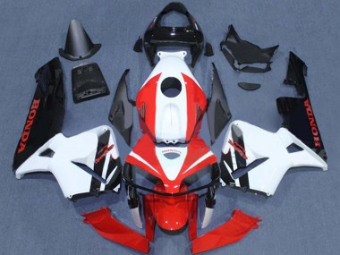 2005-2006 Honda CBR600RR Motorcycle Fairings - Red White Black UK Manufacturers