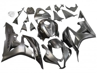 2007-2008 Honda CBR600RR Motorcycle Fairing - Silver Glossy Black UK Manufacturers