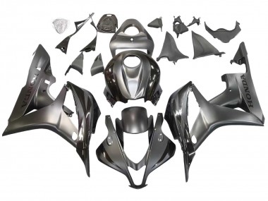 2007-2008 Honda CBR600RR Motorcycle Fairing - Silver Glossy Black UK Manufacturers