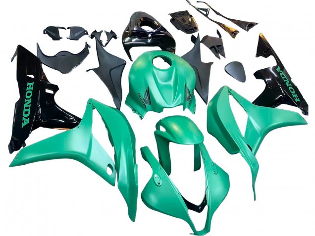2007-2008 Honda CBR600RR Bike Fairings - Green Glossy Black UK Manufacturers