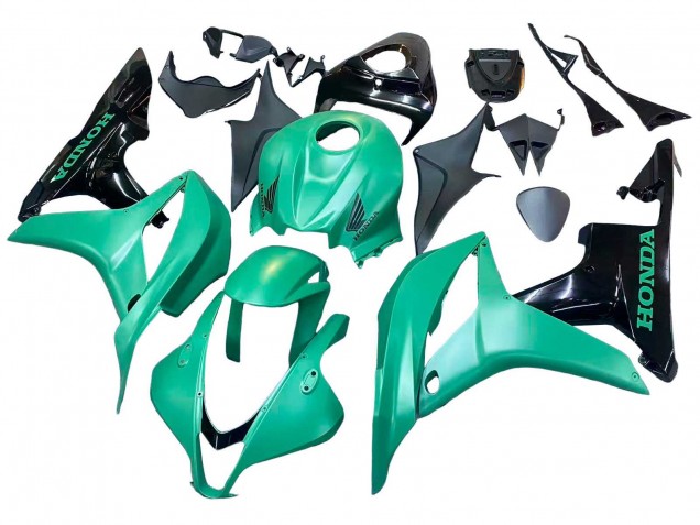 2007-2008 Honda CBR600RR Bike Fairings - Green Glossy Black UK Manufacturers