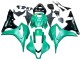 2007-2008 Honda CBR600RR Bike Fairings - Green Glossy Black UK Manufacturers