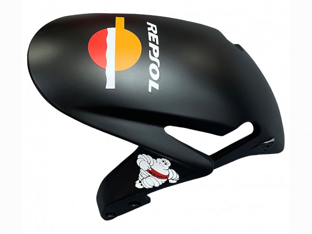 2007-2008 Honda CBR600RR Motorcycle Fairings - Matte Black Orange Red Rossi Repsol 46 UK Manufacturers