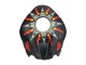 2007-2008 Honda CBR600RR Motorcycle Fairings - Matte Black Orange Red Rossi Repsol 46 UK Manufacturers