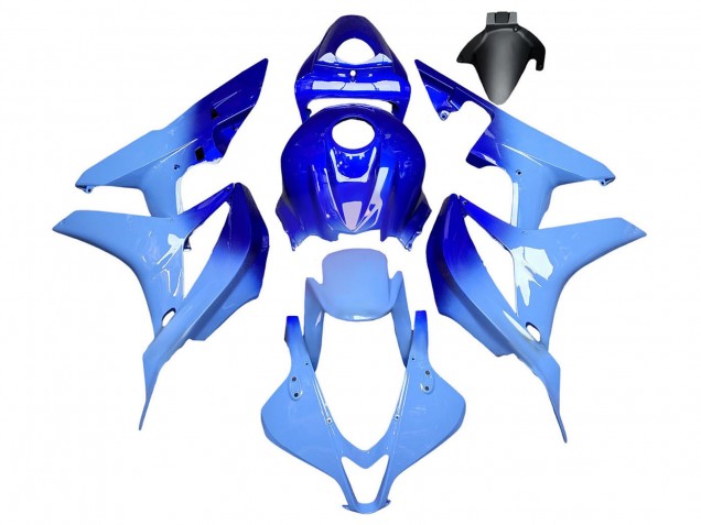2007-2008 Honda CBR600RR Motorcycle Fairings - Blue Light Blue UK Manufacturers
