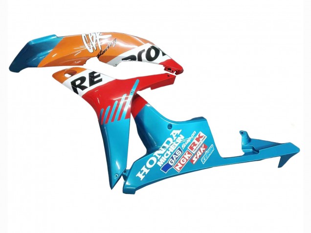 2007-2008 Honda CBR600RR Motorcycle Fairings - Orange White Red Blue Repsol UK Manufacturers