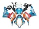2007-2008 Honda CBR600RR Motorcycle Fairings - Orange White Red Blue Repsol UK Manufacturers