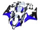 2007-2008 Honda CBR600RR Motorcycle Fairing - White Blue Glossy Black UK Manufacturers