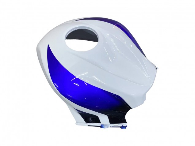 2007-2008 Honda CBR600RR Motorcycle Fairing - White Blue Glossy Black UK Manufacturers
