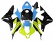 2007-2008 Honda CBR600RR Motorcycle Fairings - Blue Yellow Glossy Black UK Manufacturers