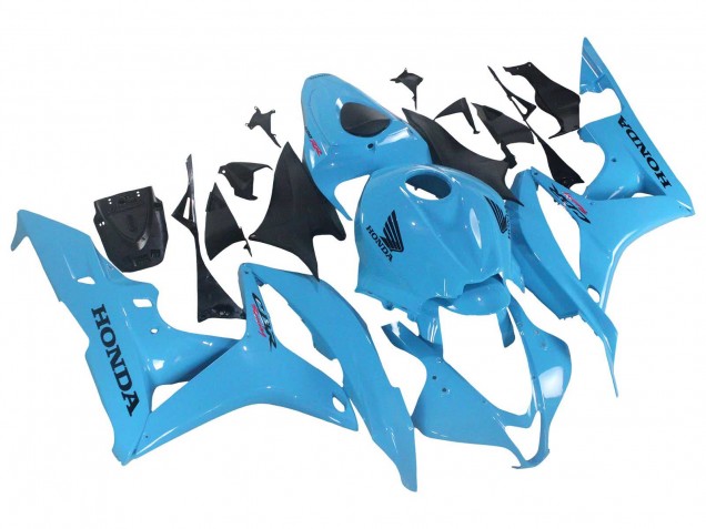 2007-2008 Honda CBR600RR Motorcycle Fairings - Light Blue Racing UK Manufacturers