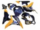 2007-2008 Honda CBR600RR Motorcycle Fairings - Orange Dark Blue Trick Star 06 UK Manufacturers