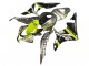 2007-2008 Honda CBR600RR Motorcycle Fairings - Grey Fluorescent Yellow Shark UK Manufacturers