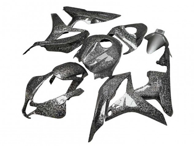 2007-2008 Honda CBR600RR Motorcycle Fairings - Black Forged Carbon Fiber UK Manufacturers