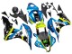 2007-2008 Honda CBR600RR Motorcycle Fairings - Green Yellow Glossy Black Shark 46 UK Manufacturers