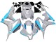 2007-2008 Honda CBR600RR Motorcycle Fairings - Glossy Grey Light Blue UK Manufacturers