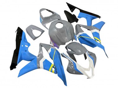 2007-2008 Honda CBR600RR Motorcycle Fairings - Nardo Grey Blue White Glossy Black UK Manufacturers