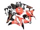 2007-2008 Honda CBR600RR Motorcycle Fairings - Orange Glossy Black Repsol UK Manufacturers