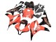 2007-2008 Honda CBR600RR Motorcycle Fairings - Orange Glossy Black Repsol UK Manufacturers