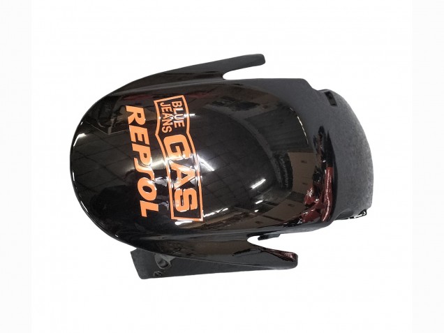 2007-2008 Honda CBR600RR Motorcycle Fairings - Orange Glossy Black Repsol UK Manufacturers