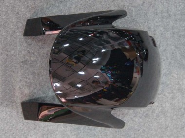 2007-2008 Honda CBR600RR Motorcycle Fairings - Glossy Black Orange Flame UK Manufacturers