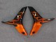 2007-2008 Honda CBR600RR Motorcycle Fairings - Glossy Black Orange Flame UK Manufacturers