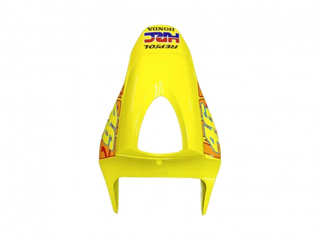 2007-2008 Honda CBR600RR Motorcycle Fairings - Yellow Orange Glossy Black Rossi Repsol UK Manufacturers