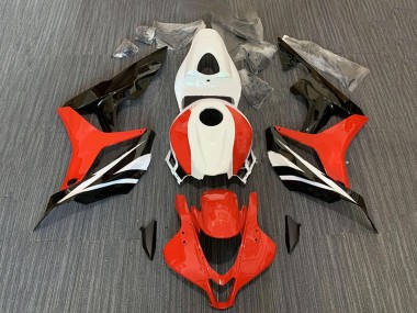 2007-2008 Honda CBR600RR Motorcycle Fairing Kits - White Red Glossy Black UK Manufacturers